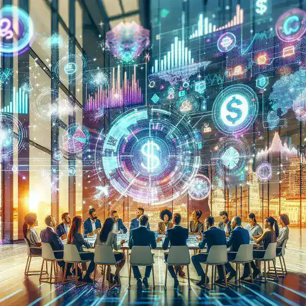 "Imagen de un gráfico que ilustra el crecimiento de la financiación en startups fintech en España, mostrando un aumento de 767 millones de euros en rondas de financiación durante el último año."