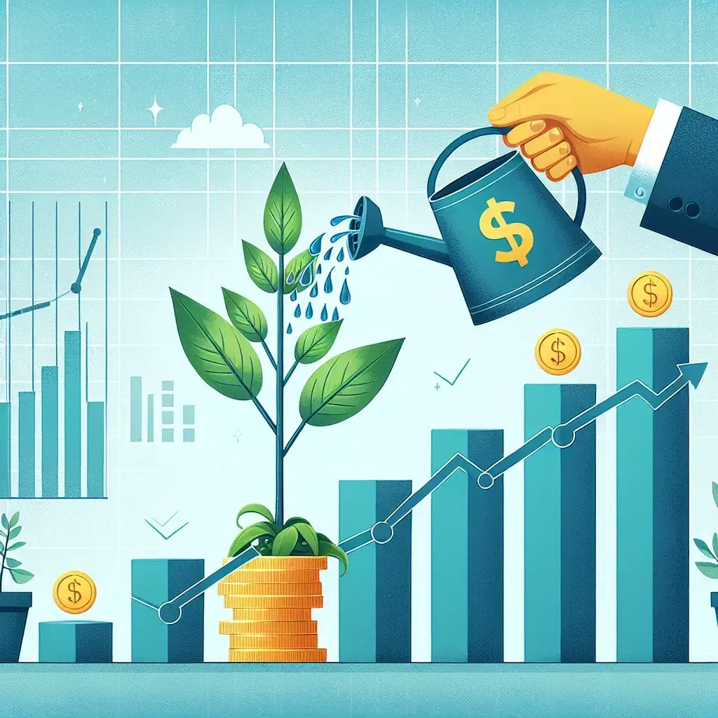 "Gráfico que muestra el crecimiento de ganancias de Intuit durante la temporada de impuestos 2023, destacando el impacto de sus servicios financieros y tecnológicos en el mercado."